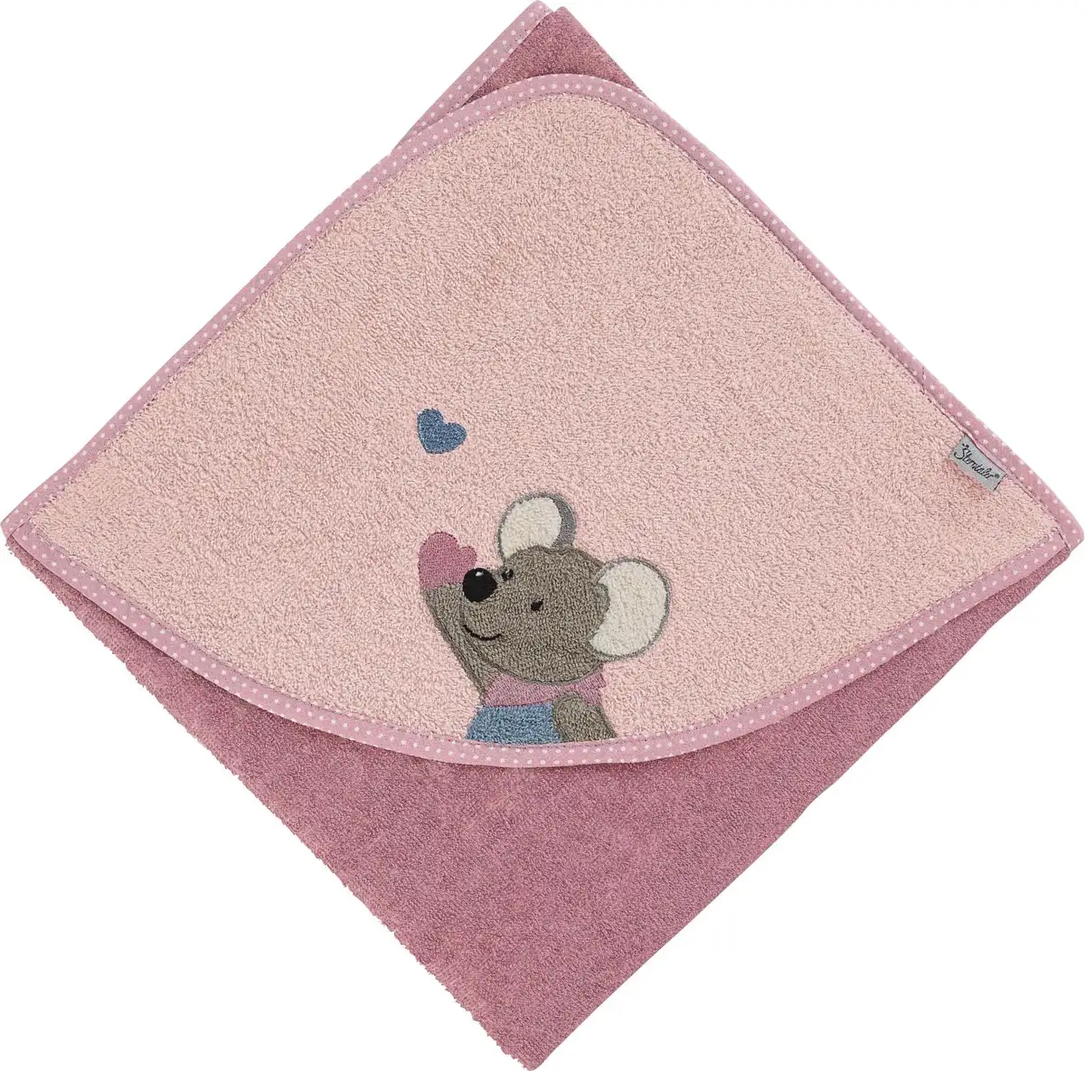 

Полотенце Sterntaler "Мейбл", (1 шт.), с капюшоном 80х80 см (1 шт.), розовый