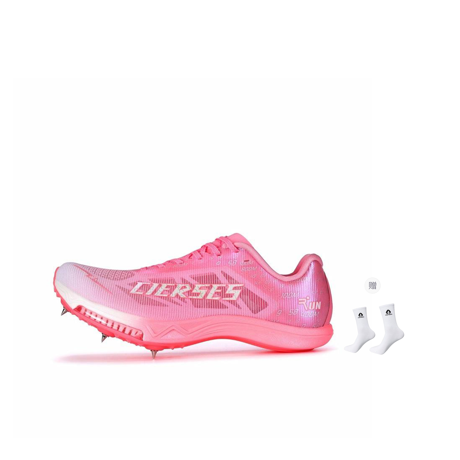 

Беговые кроссовки унисекс, низкие, с рисунком драконьего фрукта Cierses, romantic розовый comes with socks