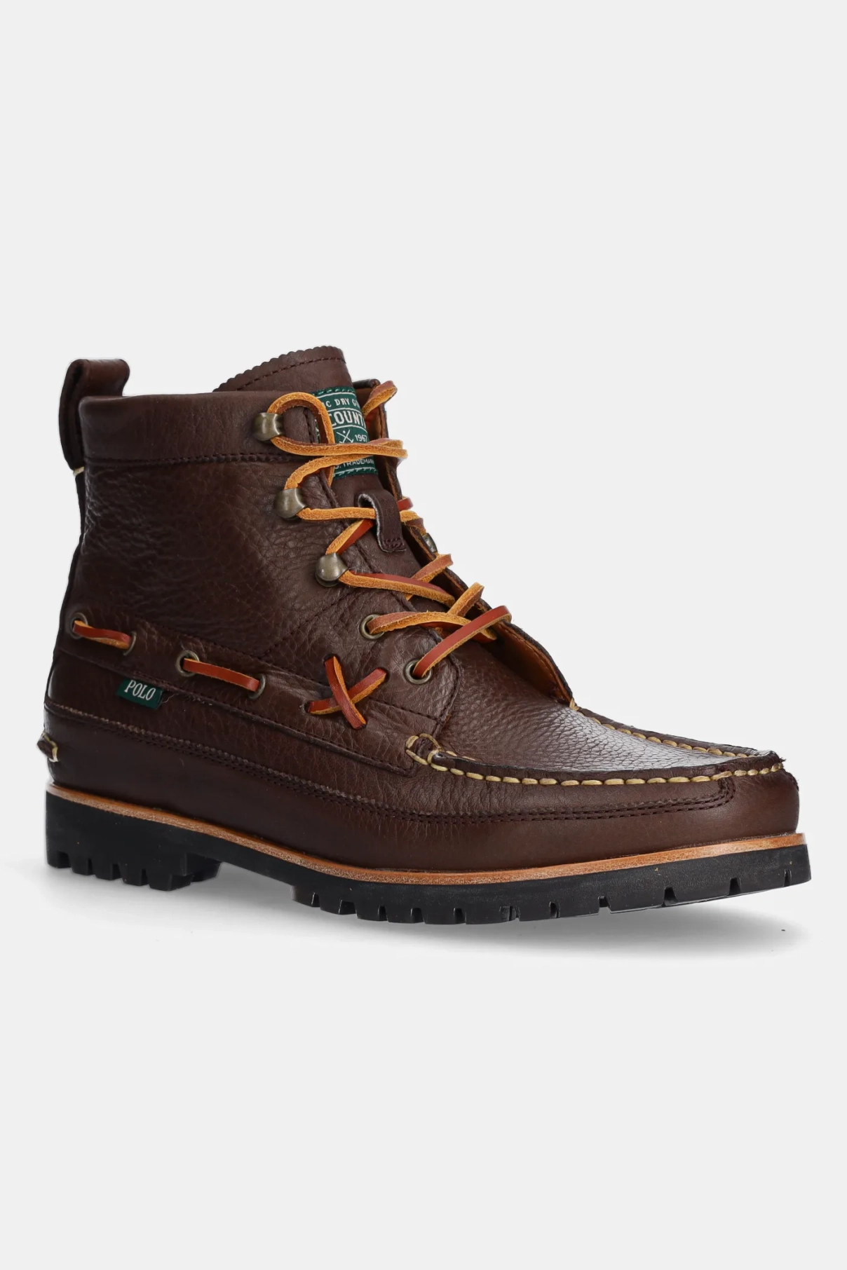 

Кожаные походные ботинки Ranger Mid Polo Ralph Lauren, коричневый