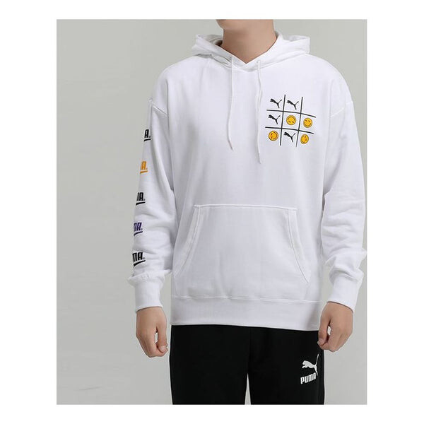 

Толстовка club casual printing white Puma, белый