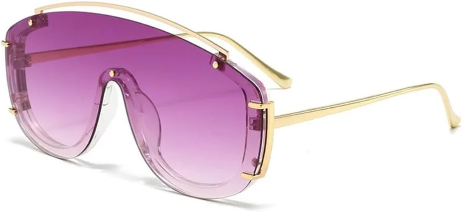 

Металлические солнцезащитные очки. Стильный градиентный дизайн. Большой размер. Спортивные очки. Леопардовый принт. Металлическая оправа. Солнцезащитные очки KTUCN, 3