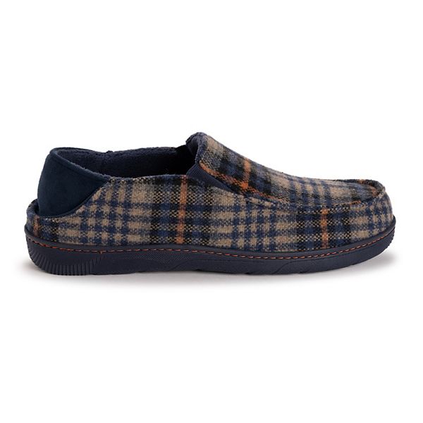 Мужские слипоны Owen Muk Luks, Navy Plaid — фото 2