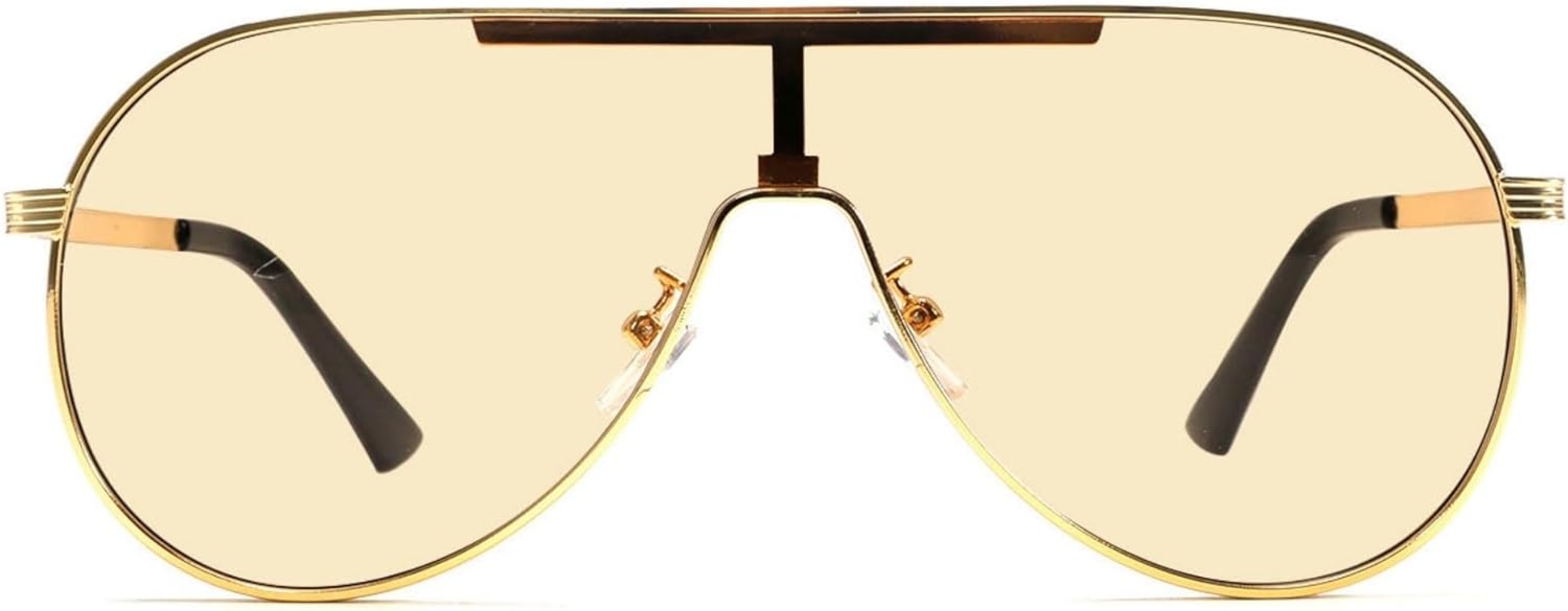 

Willochra Модные большие солнцезащитные очки-пилот для женщин и мужчин, ретро, ​​большие цельные солнцезащитные очки, винтажные очки с защитой от УФ-излучения UV400, C5