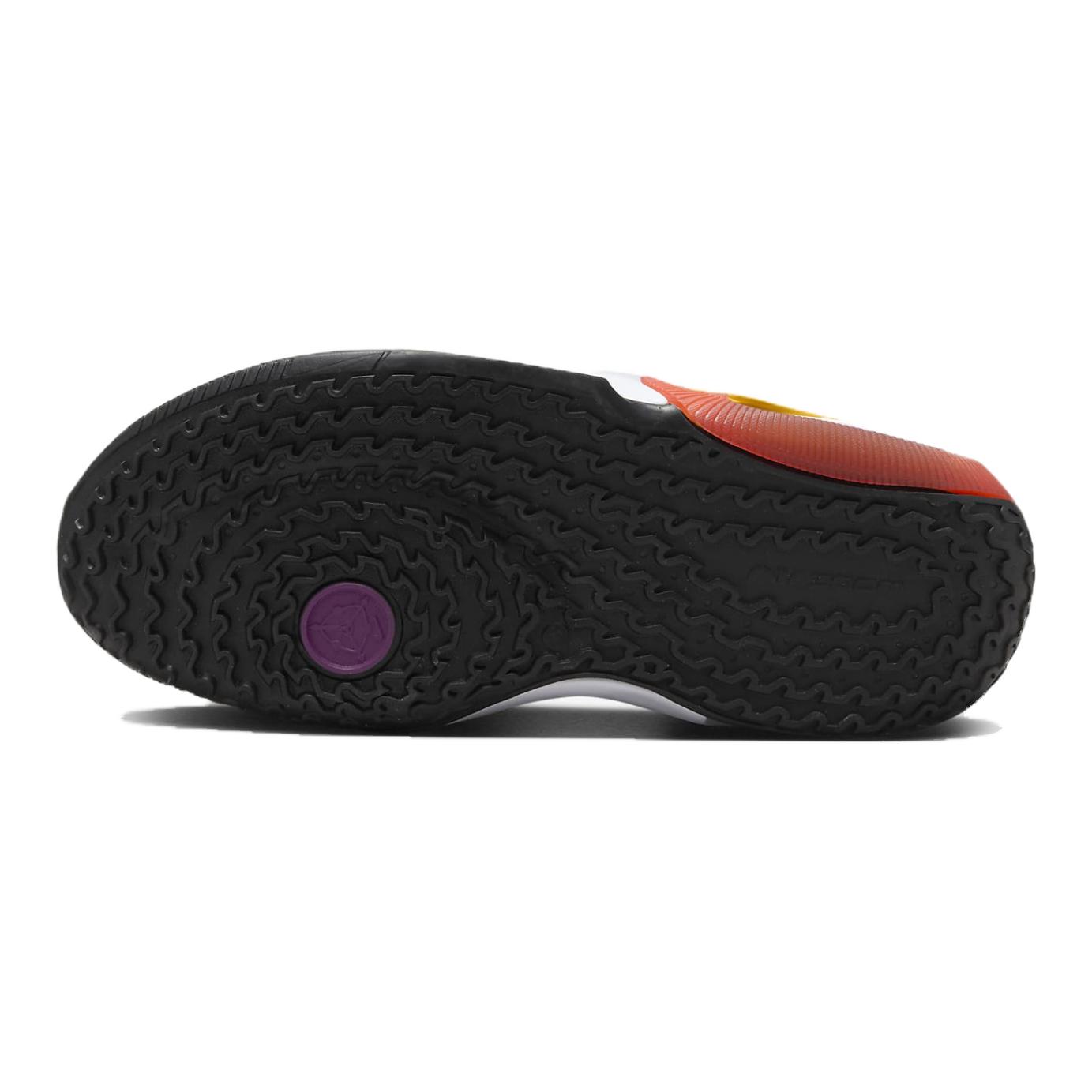Nike Air Zoom Crossover 2 SE Противоскользящие Амортизирующие Высокие Детские Баскетбольные Кроссовки Черный Синий, Черный/Морской Синий Арсенал/Космическая Глина/Университетский Золотой — фото 4