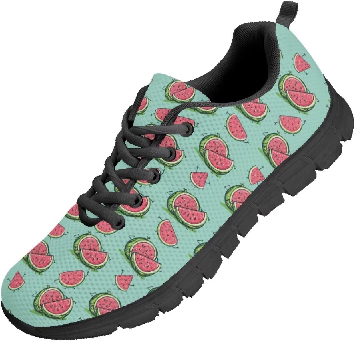 

Мужские кроссовки Funnydude Funny Print для тенниса, осенние повседневные прогулочные кроссовки, размеры 6,5-13,5, Watermelon