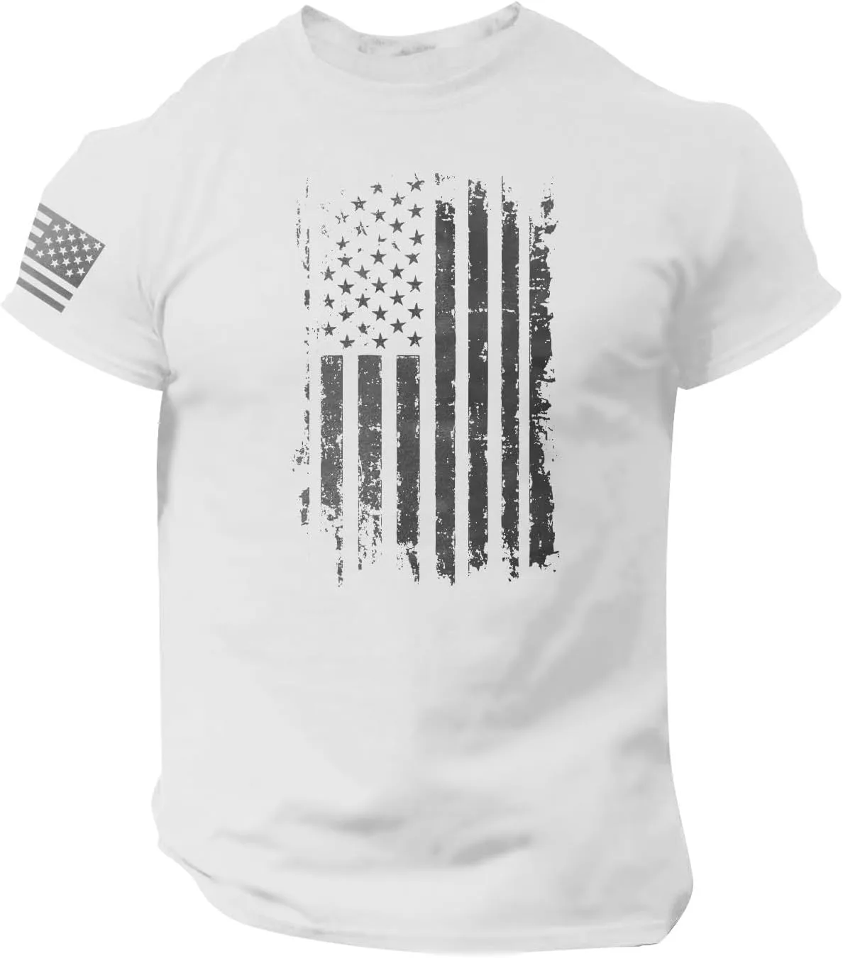 

Футболка RTRDE Men's America 250 с коротким рукавом и патриотичным принтом, S-2XL