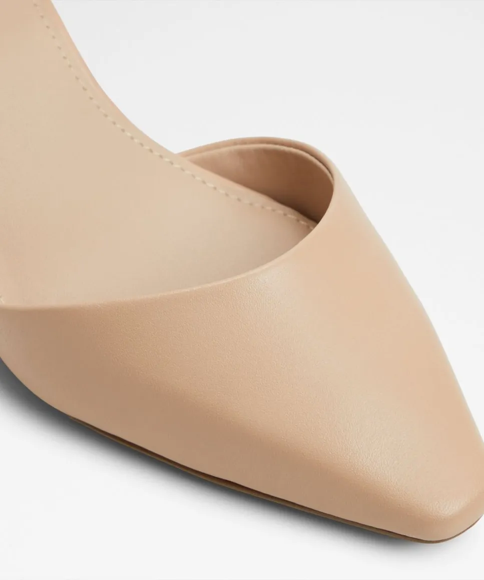 Женские туфли-лодочки с острым носком Aldo, бежевый — фото 2