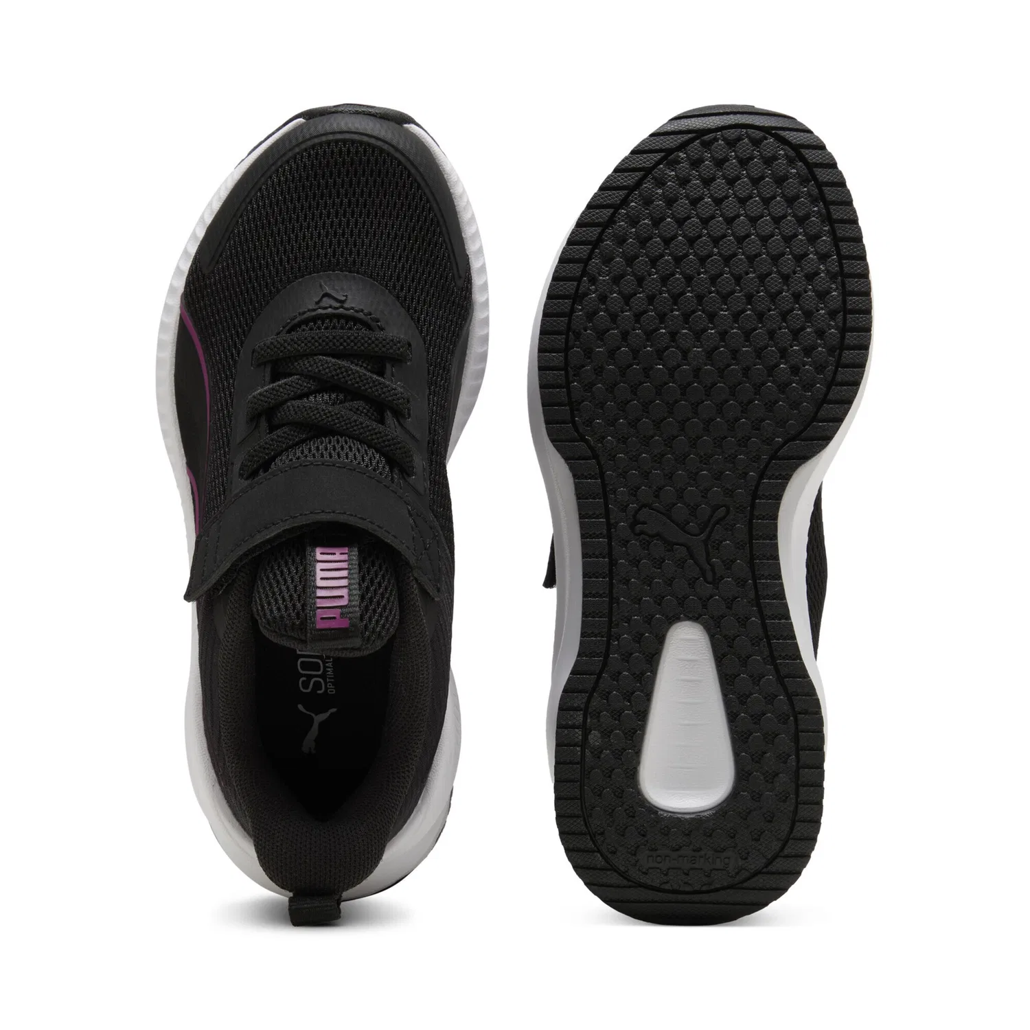 Кроссовки Puma Athletic Shoes Flyer 4 черного цвета — фото 3
