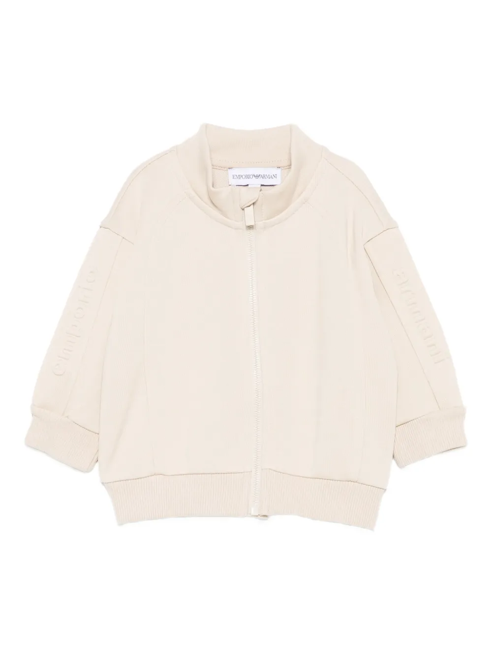 

Толстовка с тисненым логотипом Emporio Armani Kids, нейтральный