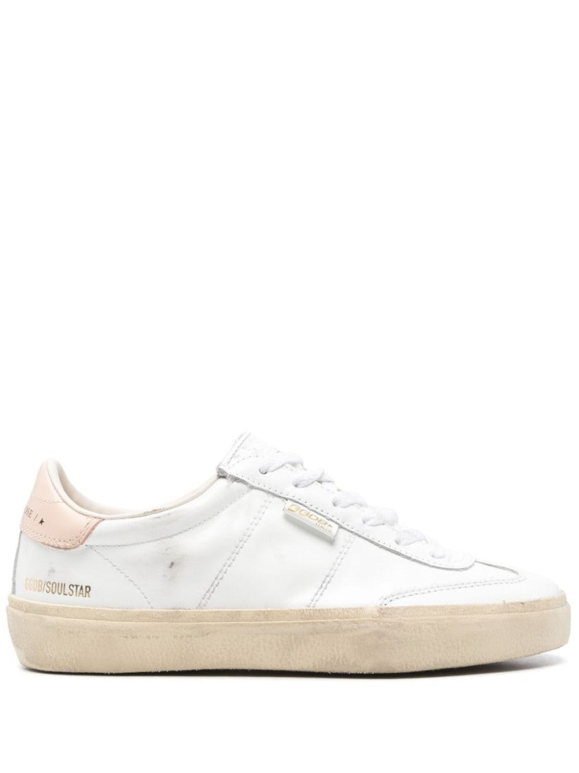 

Белые кожаные кроссовки Golden Goose