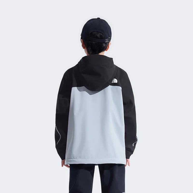 Ветровка детская THE NORTH FACE, Frost Gray Cosmic Black — фото 4