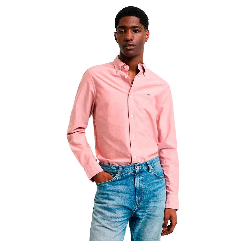 

Рубашка Gant Slim Oxford, розовый