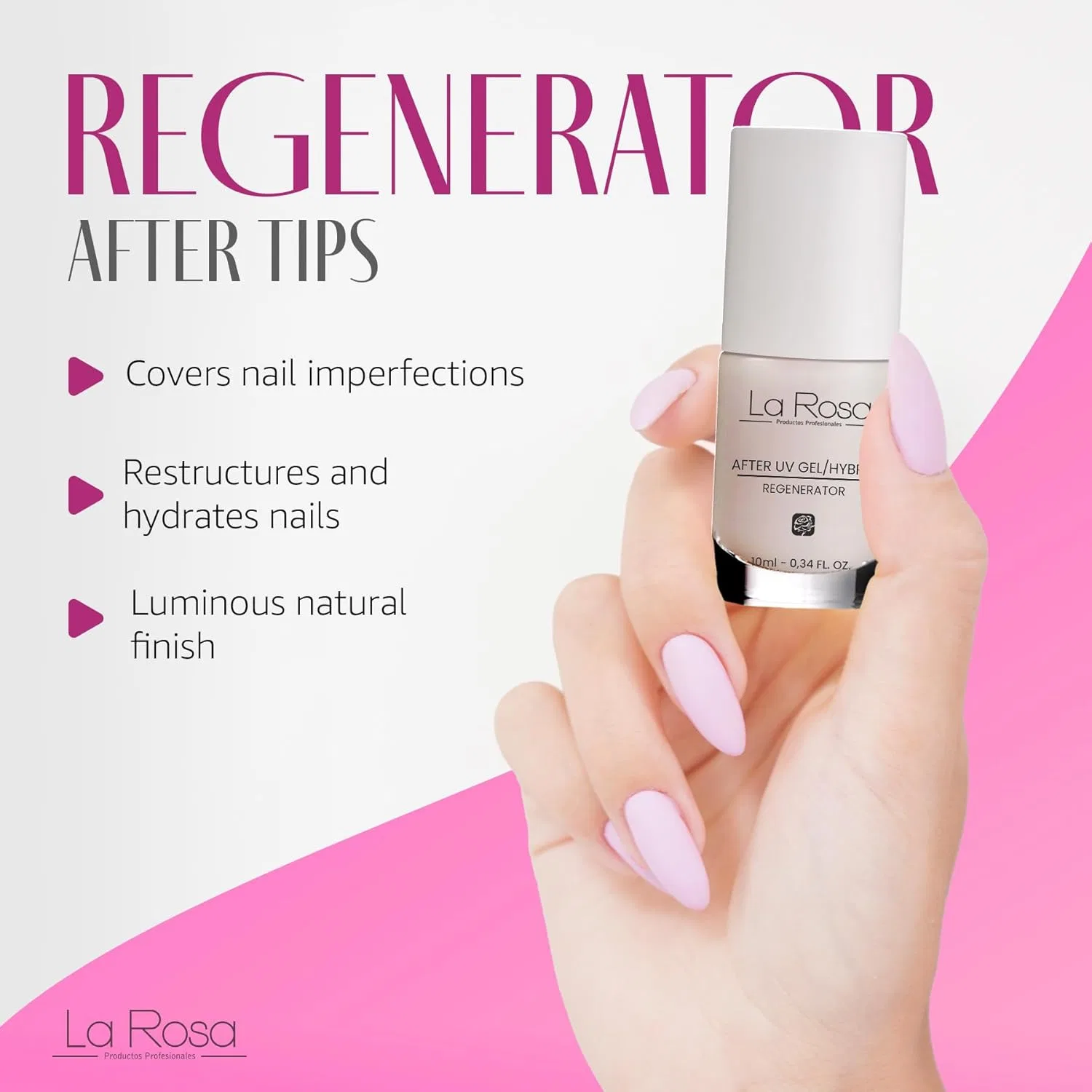 Сыворотка-регенератор «Nail Medic - AFTER TIPS REGENERATOR» от La Rosa La Rosa — фото 3