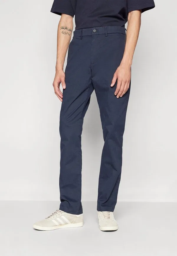 Узкие спортивные брюки-чинос из эластичной ткани Gap, New Classic Navy