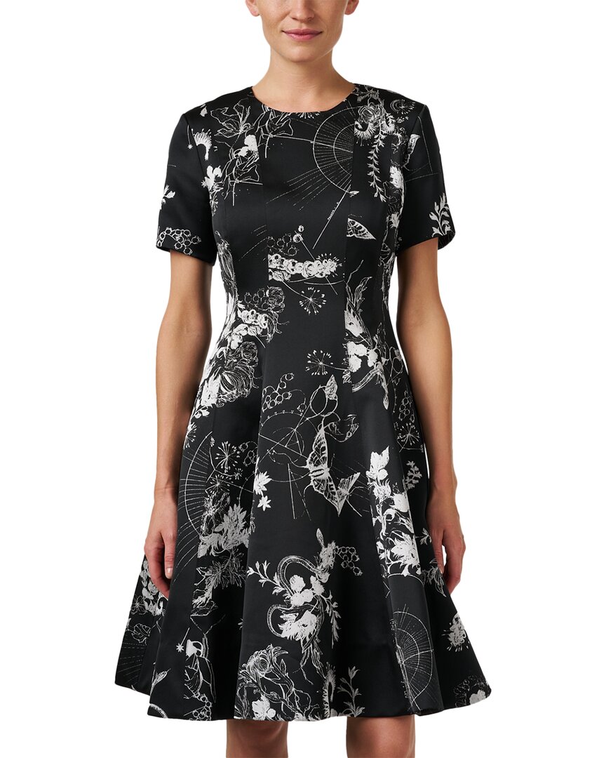 

Платье из смесового шелка Jason Wu Collection, черно-белый