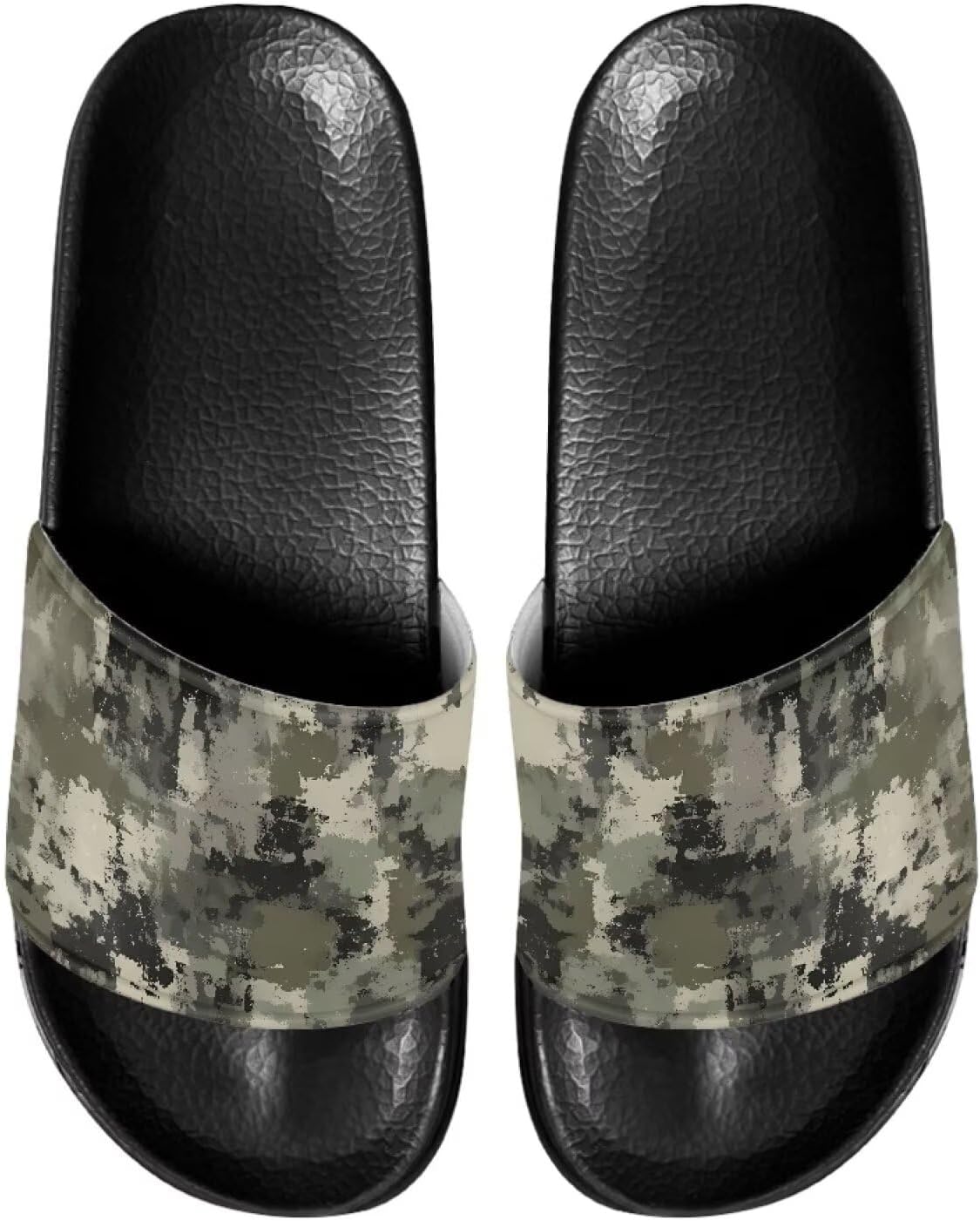 

Мужские сандалии-сланцы Father's, тапочки для дома, удобные спортивные, противоскользящие для прогулок, пляжа, размеры US 5-14, черная подошва Vuriqeby