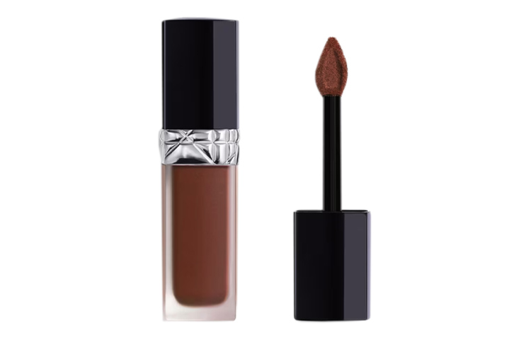 

DIOR Жидкая помада Flame Blue Gold Color Lock Black Tube матовая натуральная стойкая 6 мл