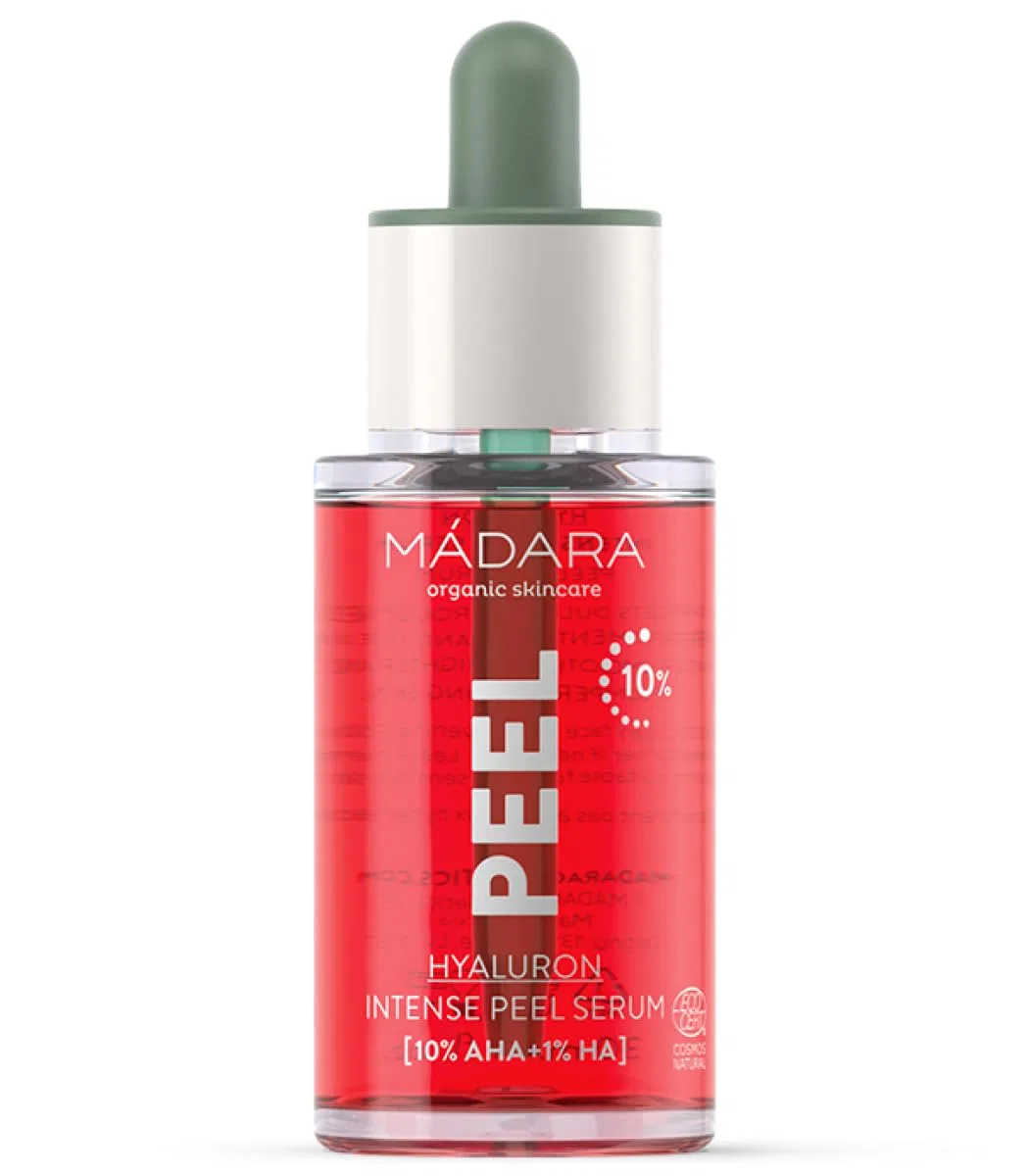 Скраб Mádara — Интенсивный для лица «Hyaluronic Intense Peel» с AHA от Organic Skin Care, 30 мл
