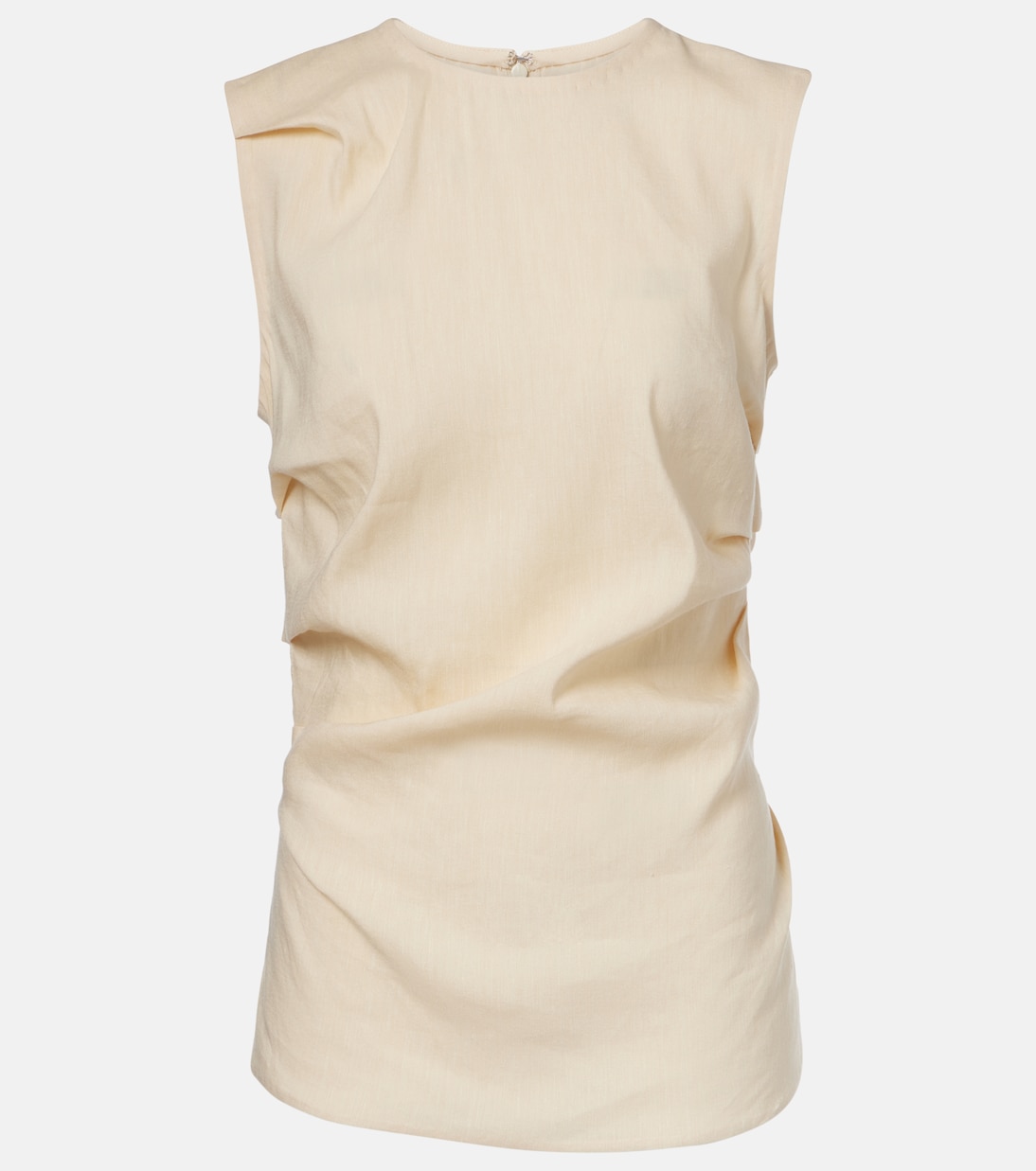 

Топ White Label Anoushka из льняной смеси с рюшами Proenza Schouler, Light Wheat