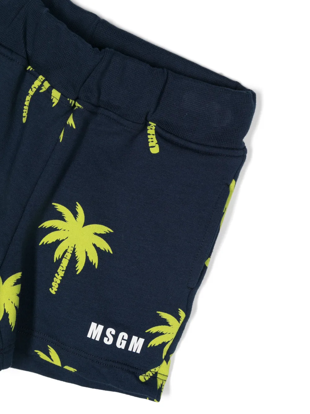 Комплект из топа и шортов с принтом MSGM Kids, белый — фото 3
