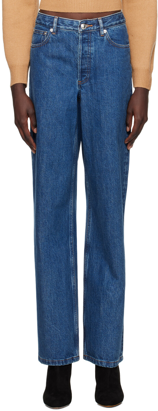 

Джинсы Элизабет цвета индиго A.P.C., Washed indigo