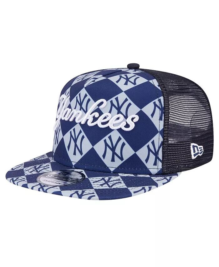 

Мужская темно-синяя кепка New York Yankees Seeing Diamonds с А-образной рамкой Trucker 9FIFTY Snapback New Era, синий