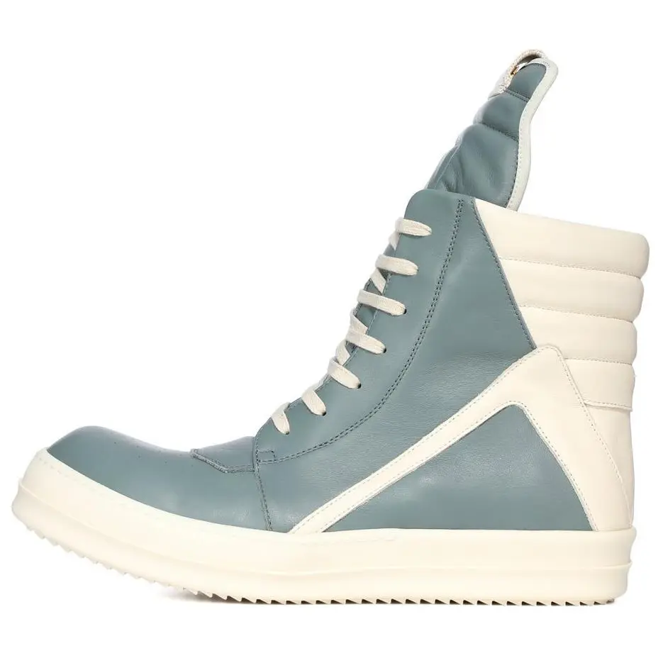 

RICK OWENS /RO Geobasket Высокие кроссовки для скейтбординга, мужские, мятно-зеленые