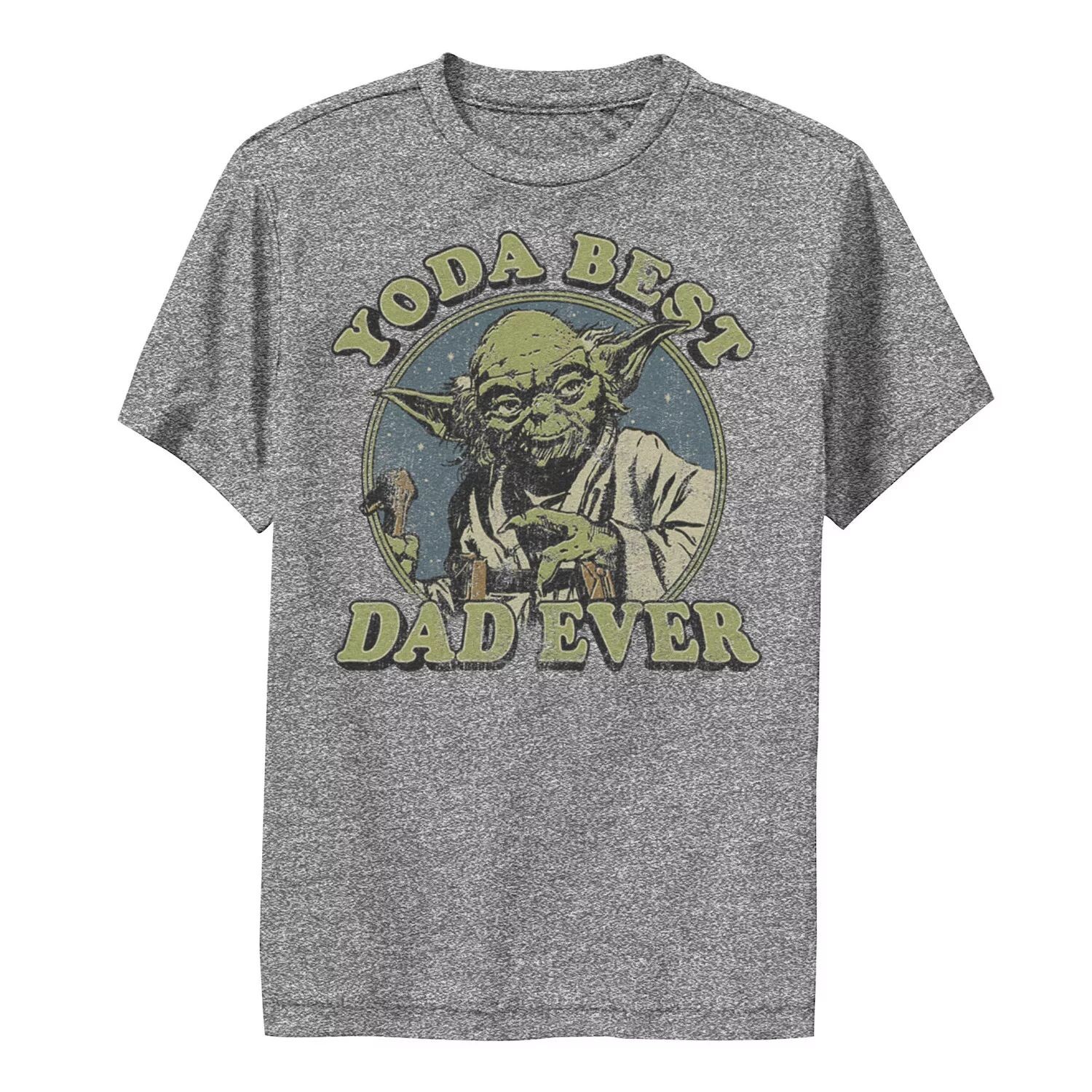 

Футболка с рисунком Yoda Best Dad Ever для мальчиков 8–20 лет Star Wars