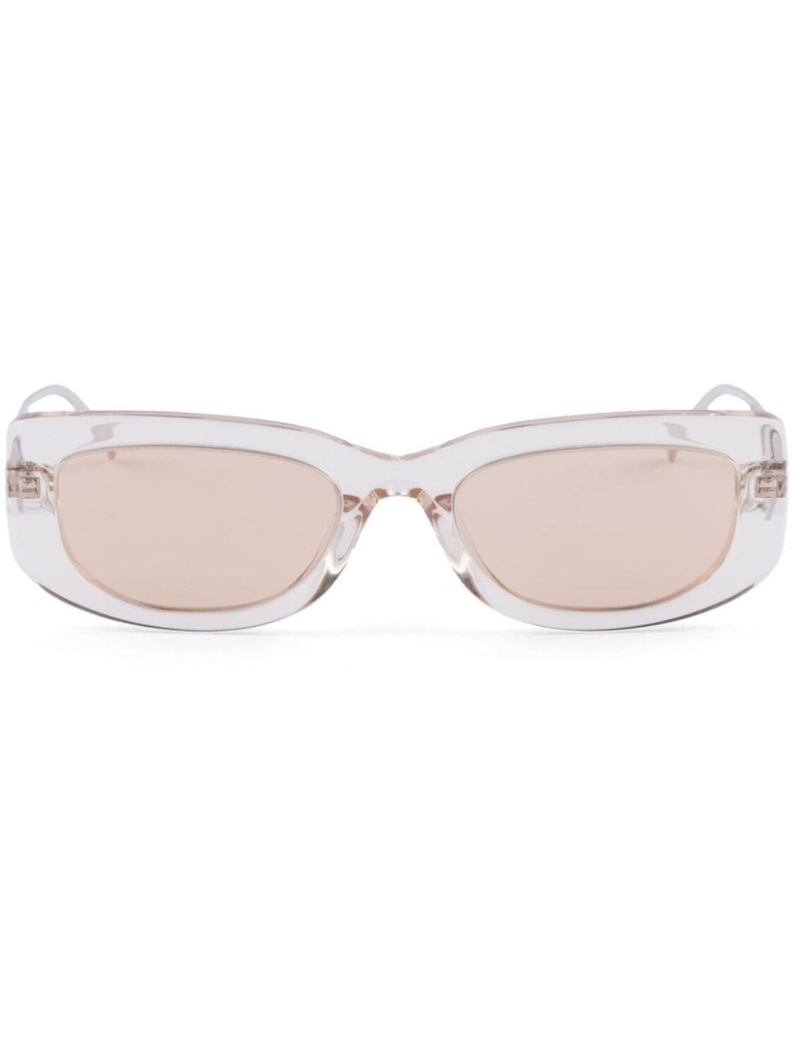 

Prada Eyewear солнцезащитные очки Symbole в прозрачной оправе, нейтральный цвет