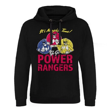 

Толстовка Power Rangers Hoodie It'S Morphin Time Epic Hoodie, черный