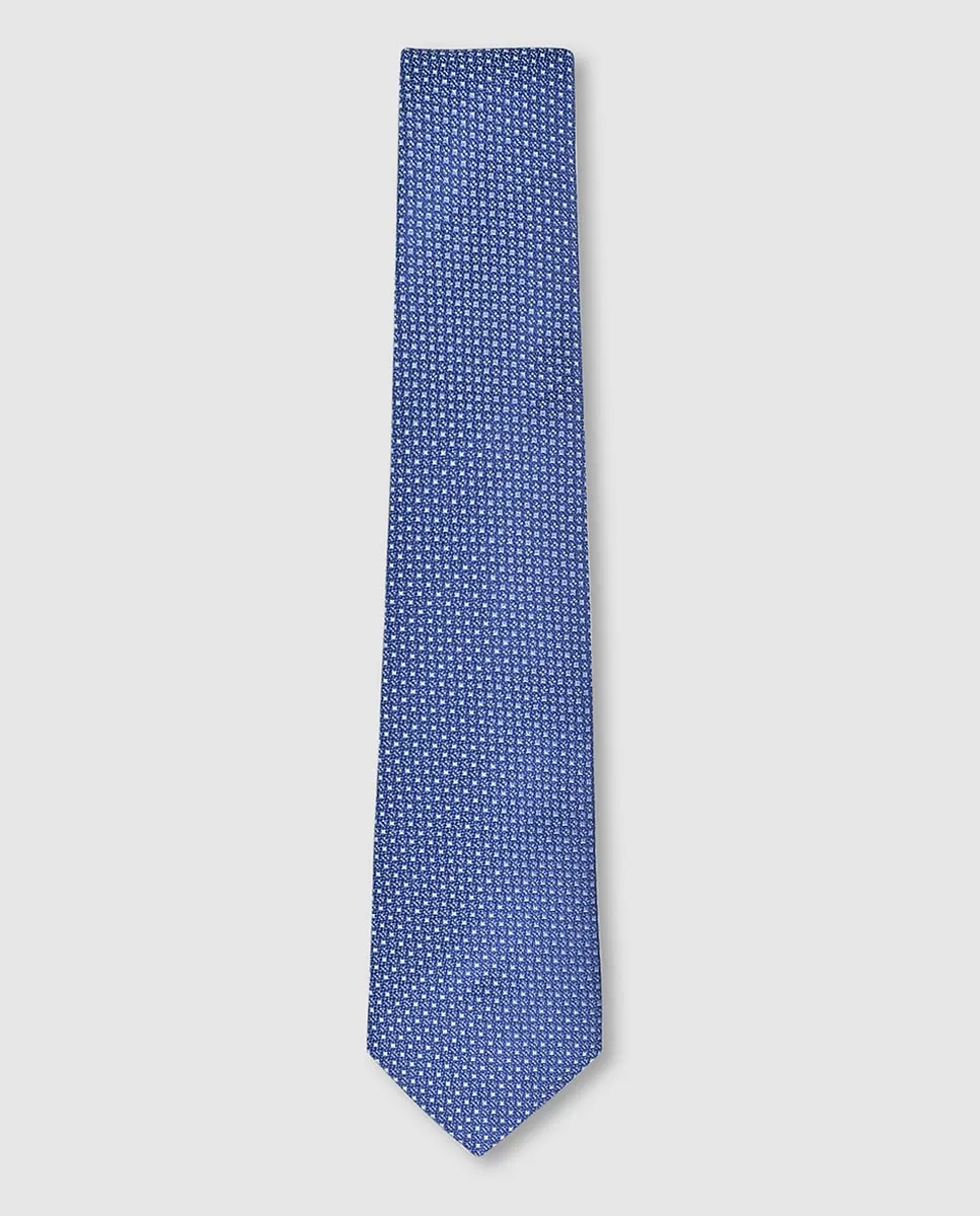 

Мужской шелковый галстук Miguel Bellido, темно-синий