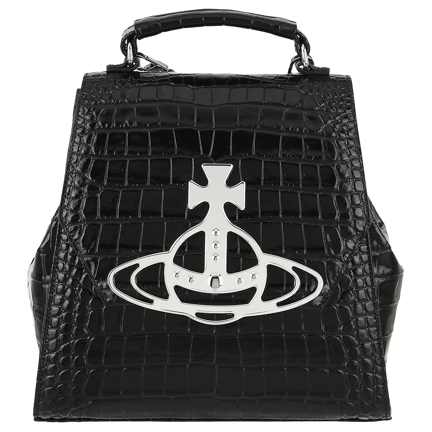 

Vivienne Westwood Женский рюкзак из телячьей кожи черный