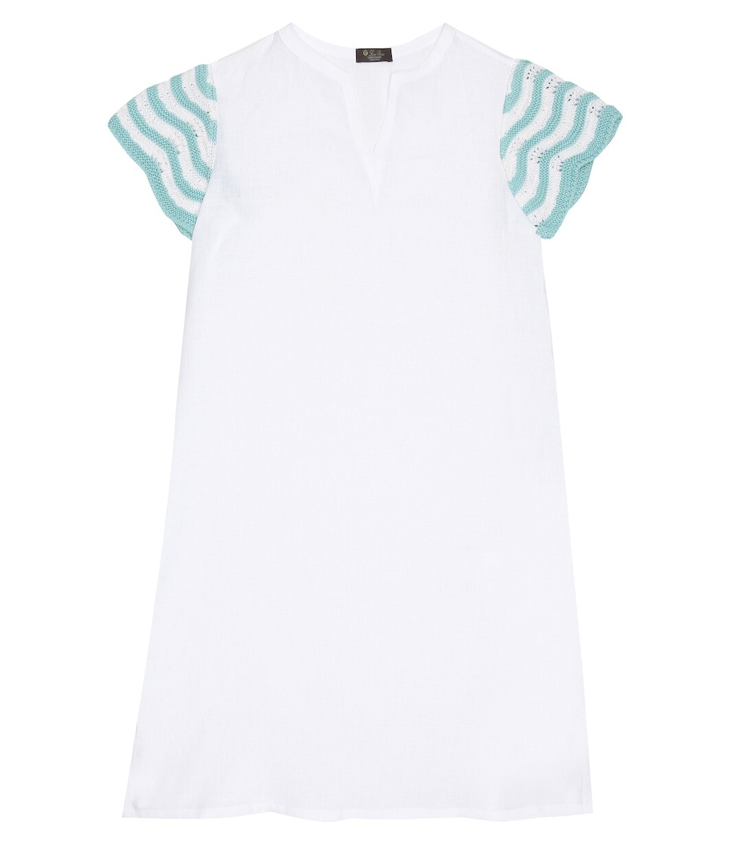 

Льняное платье Lillie Loro Piana, белый