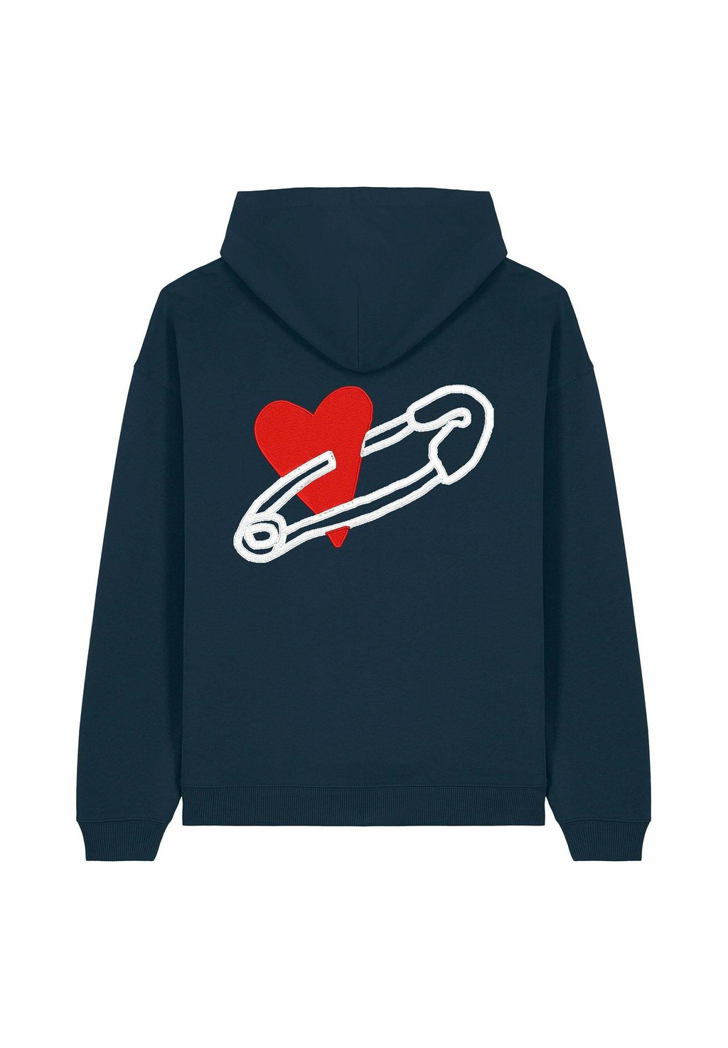 

Толстовка COEUR PINS BACK EMBROIDERY UNISEX - Hoodie Mira Paris, темно-синий