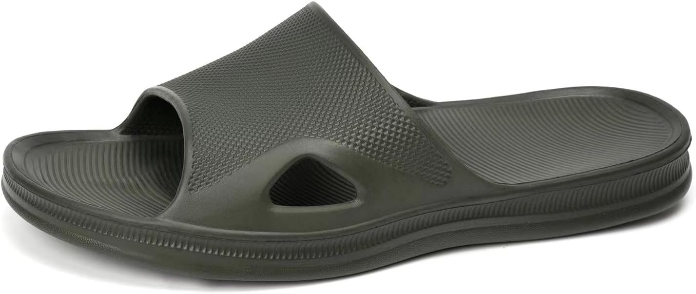 

Мужские шлепанцы для душа FUNKYMONKEY, для дома и пляжа, противоскользящие, зеленый