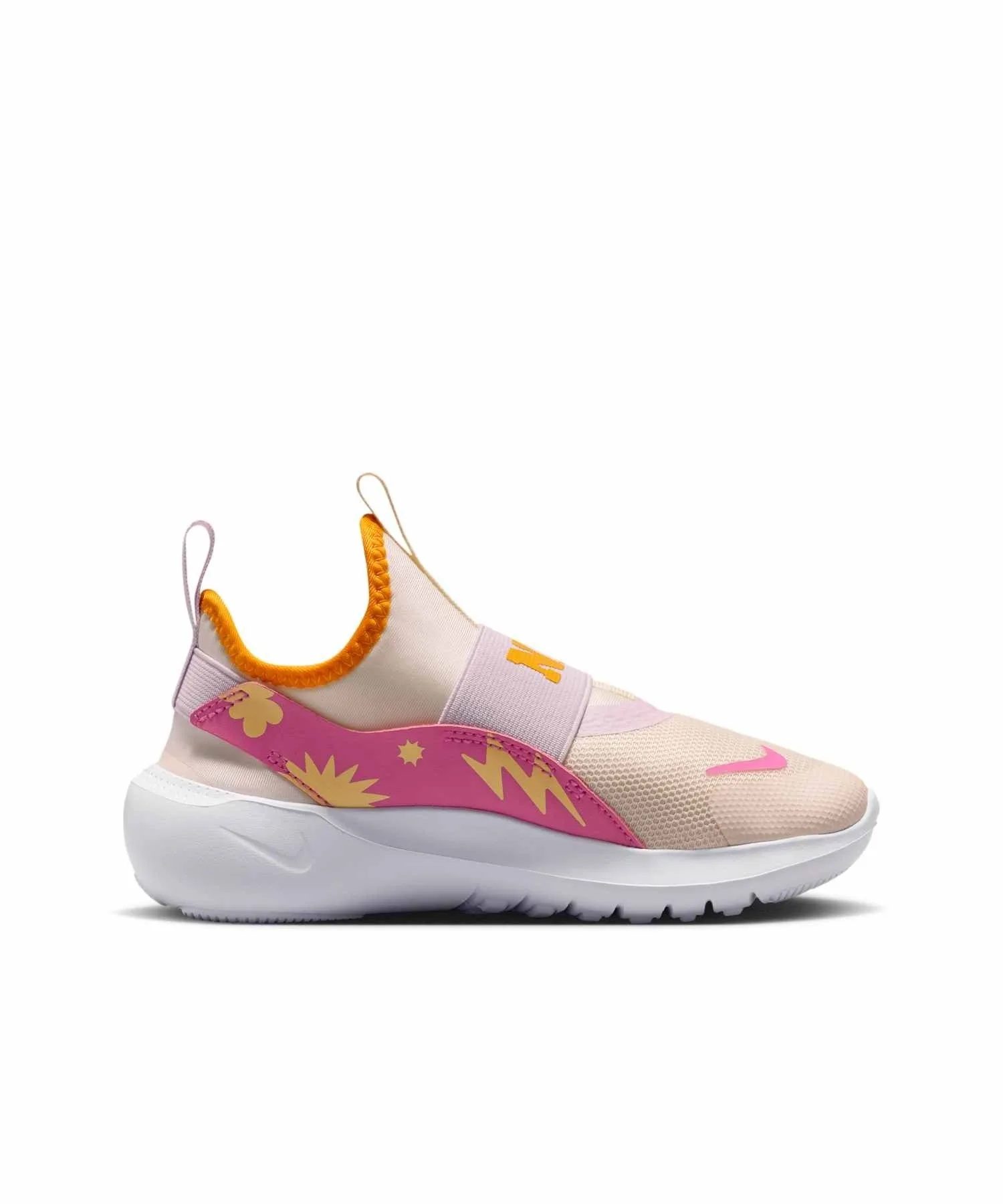 Детские кроссовки с гибкой подошвой Nike Flex Runner 4 SE белые — фото 3