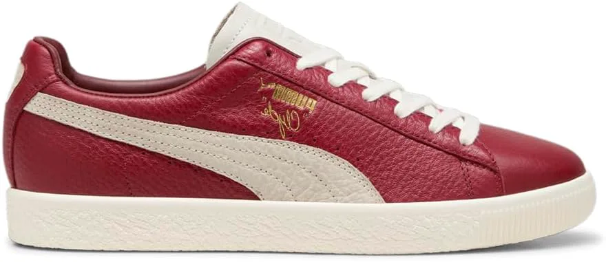Мужские кроссовки PUMA Clyde MII на шнуровке для повседневной носки - красные, красный