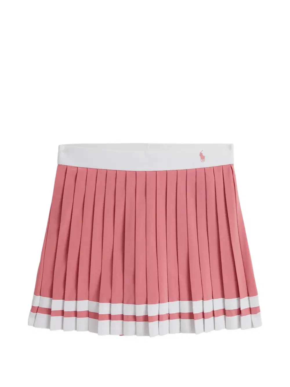 Шорты в полоску со складками Polo Ralph Lauren Kids, розовый