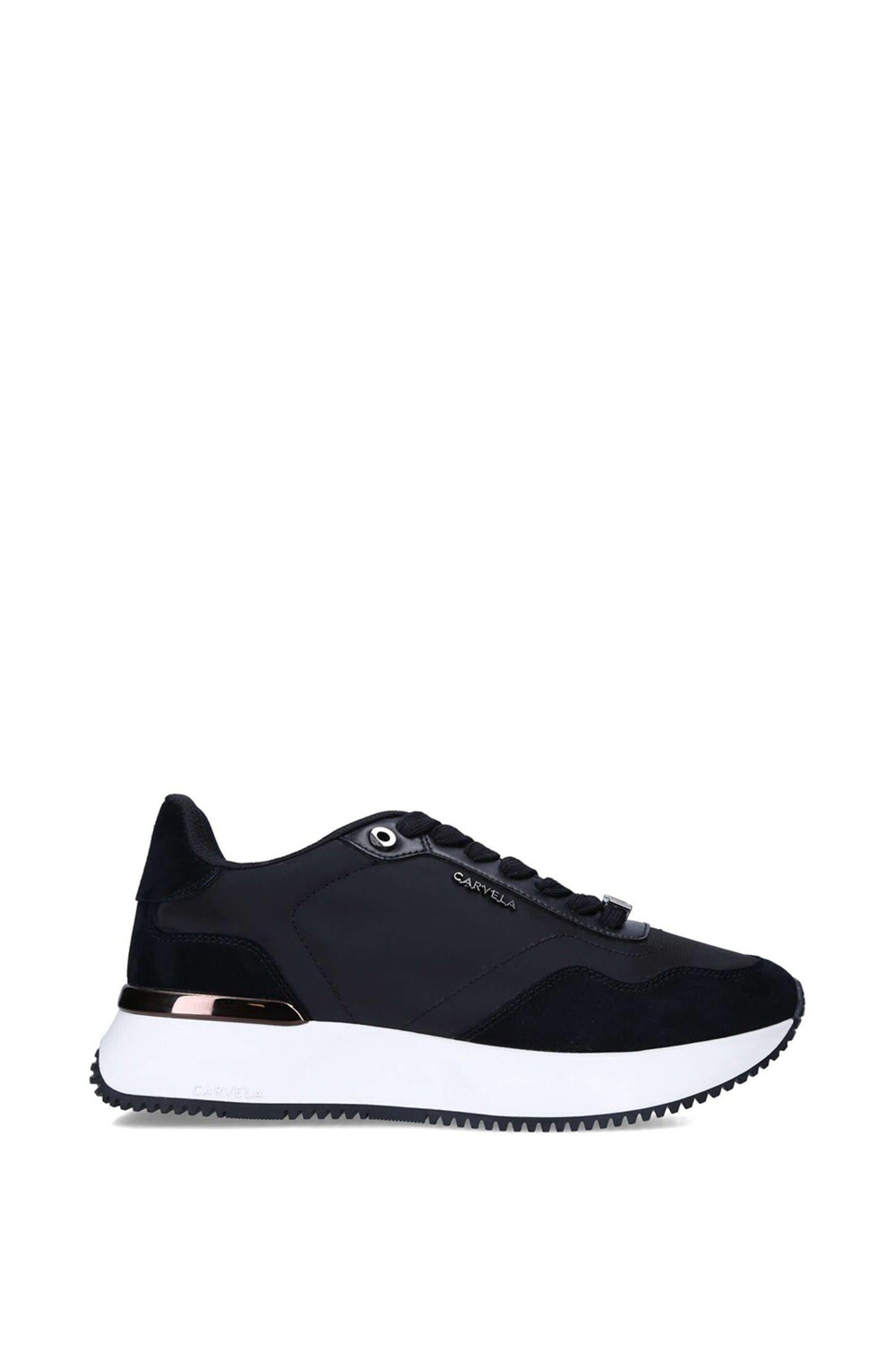Кроссовки 'Flare' Leather Suede Trainers Carvela, черный