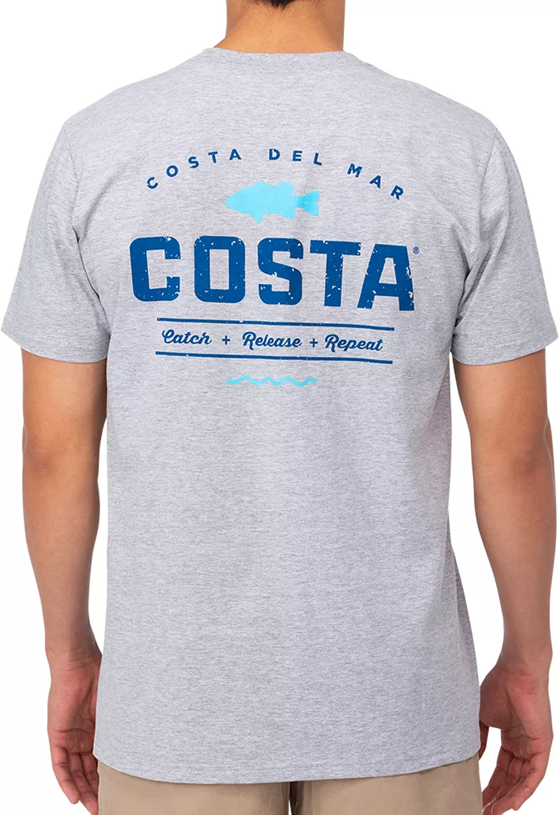 

Мужская футболка Topwater Costa Del Mar, цвет Heather Gray