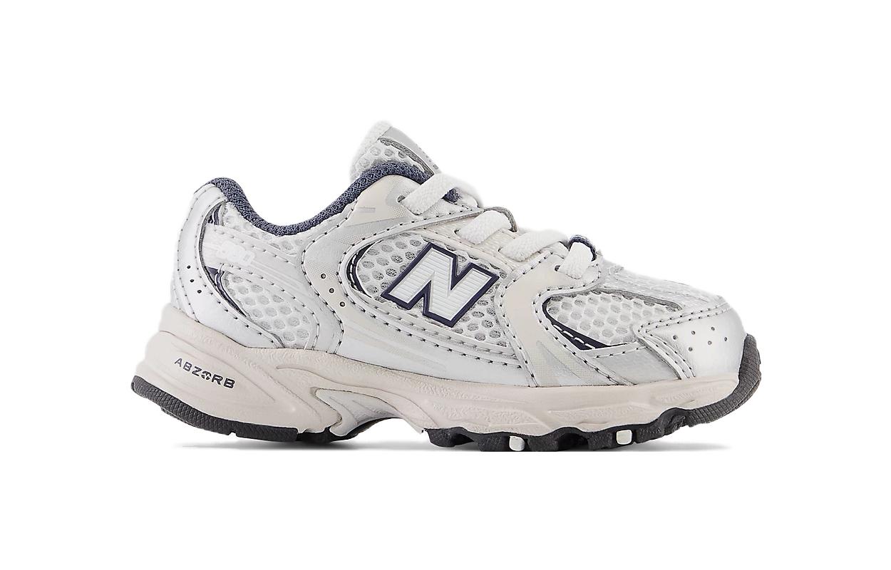 New Balance 530 — низкие ботинки для малышей в сером цвете — фото 2