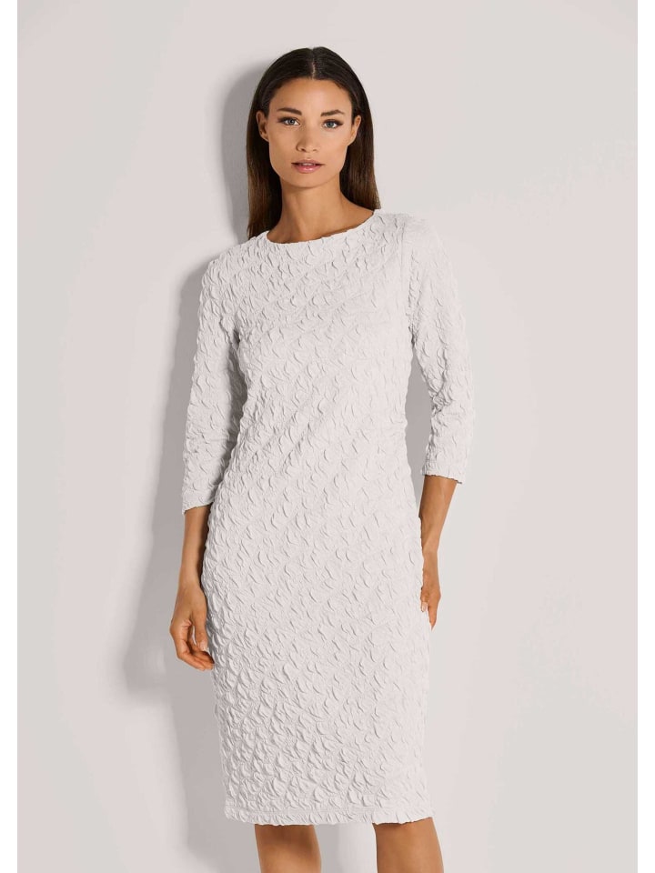 

MADELEINE Элегантное платье с изысканным силуэтом жемчужно-белого цвета