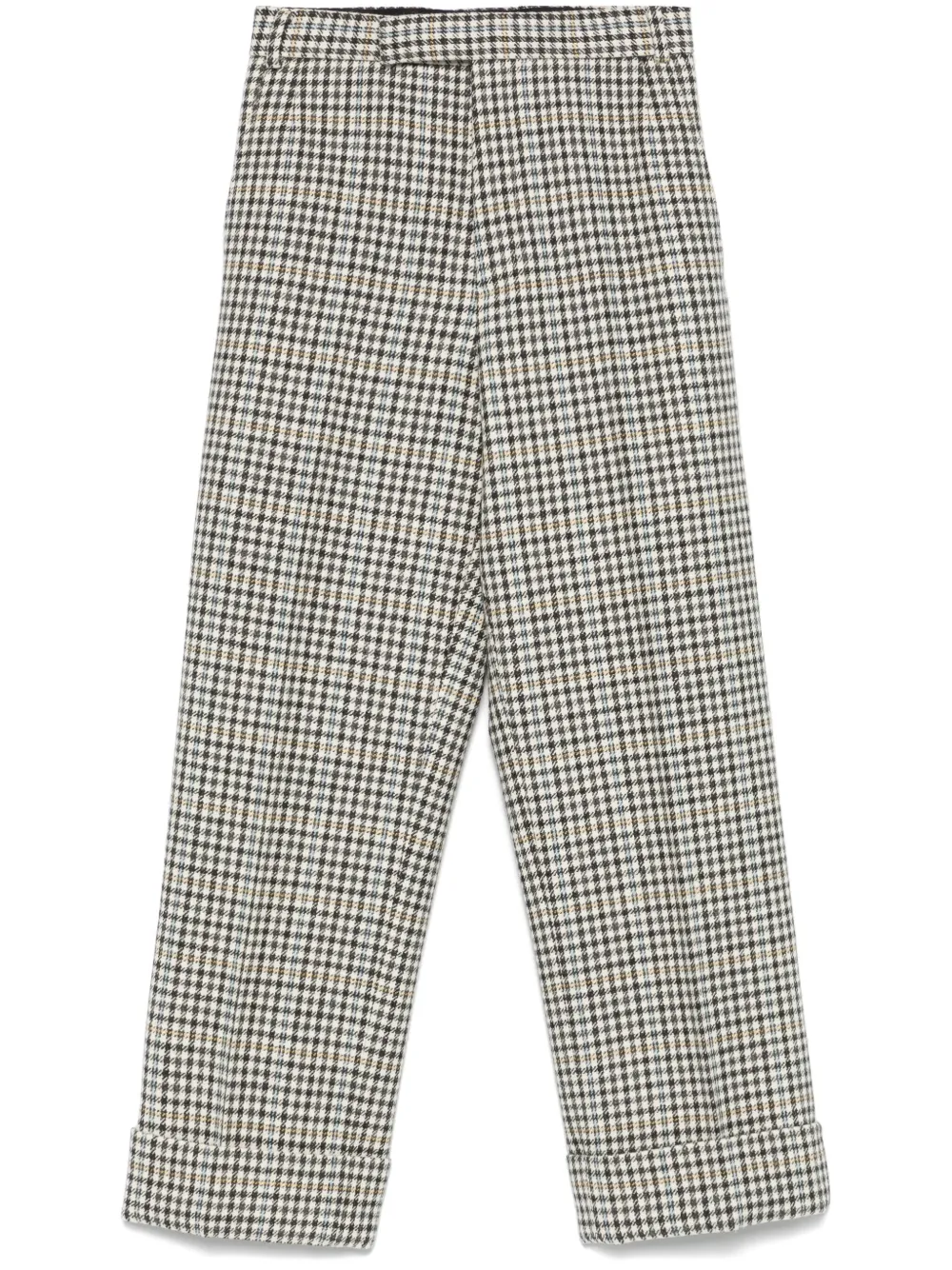 

Твидовые брюки в клетку THOM BROWNE, нейтральный