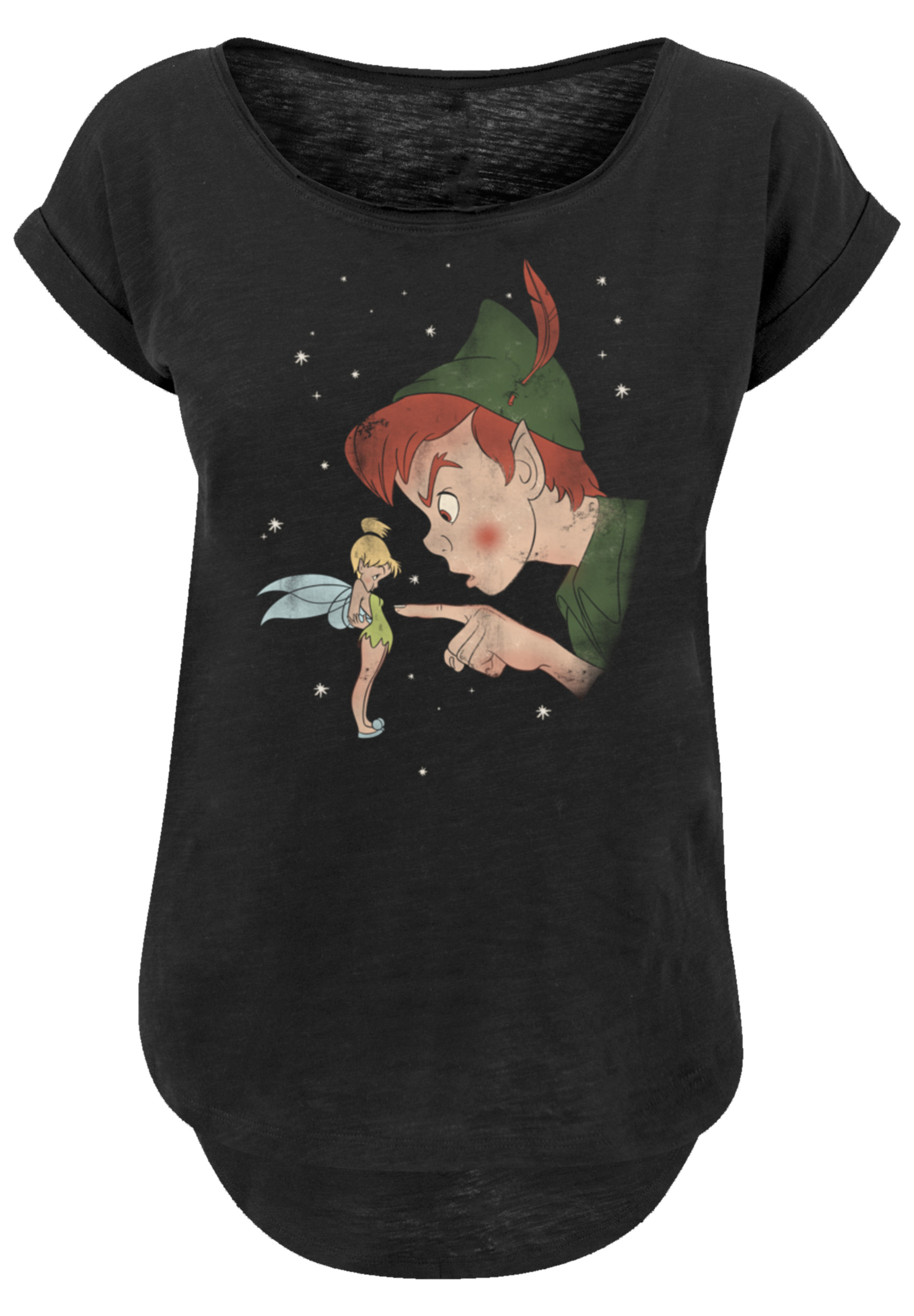 

Футболка F4NT4STIC Disney Peter Pan Tinkerbell Hey You, черный