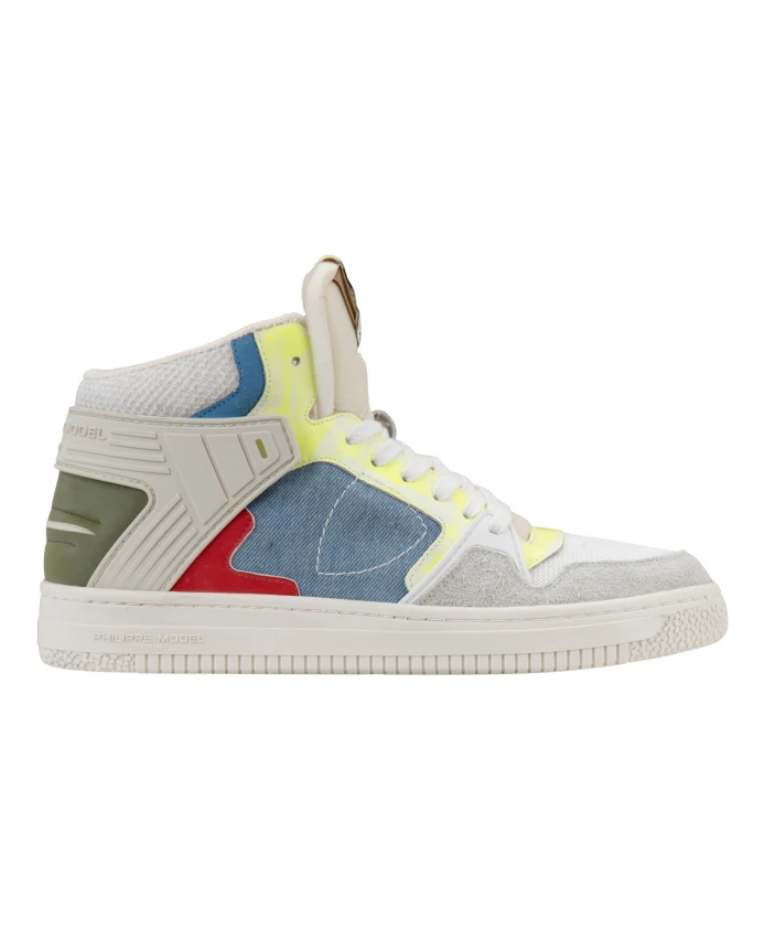 

Мужские кроссовки на шнуровке Philippe Model, мультиколор