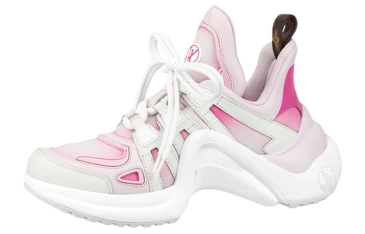 Кроссовки Louis Vuitton Archlight 1.0 Female, белый/светло-розовый