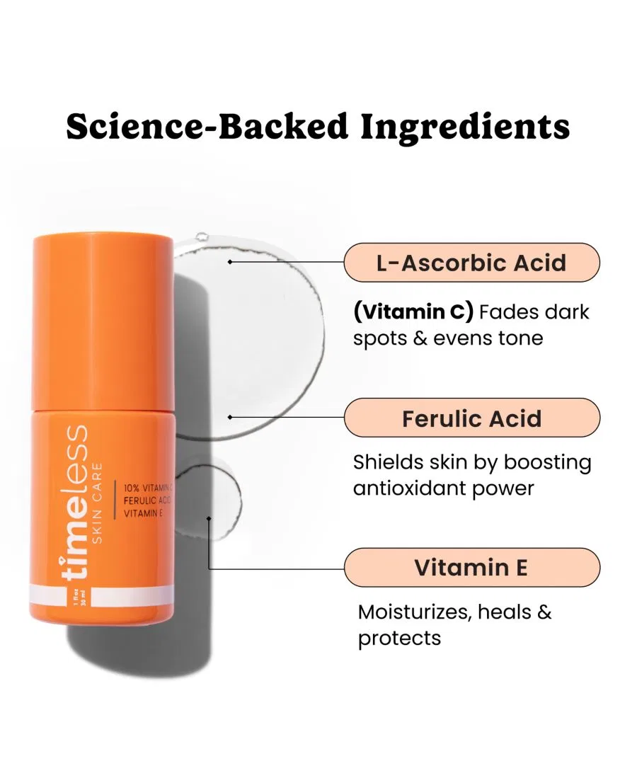 Сыворотка Timeless Skin Care — С % витамином C + E и феруловой кислотой — фото 2