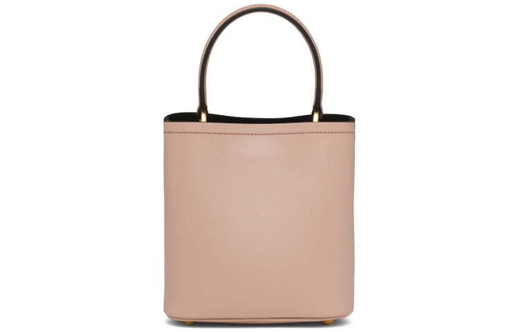 Сумка Panier из коровьей кожи с одной лямкой женская абрикосовая PRADA — фото 3
