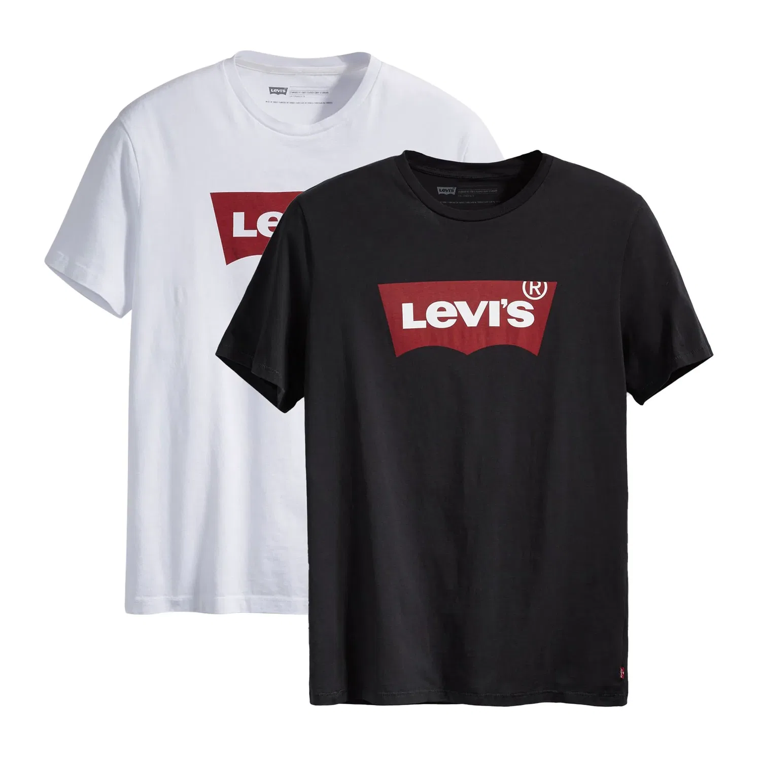 Футболка 2er Pack, хлопковый джерси, Levi´s, белый/черный