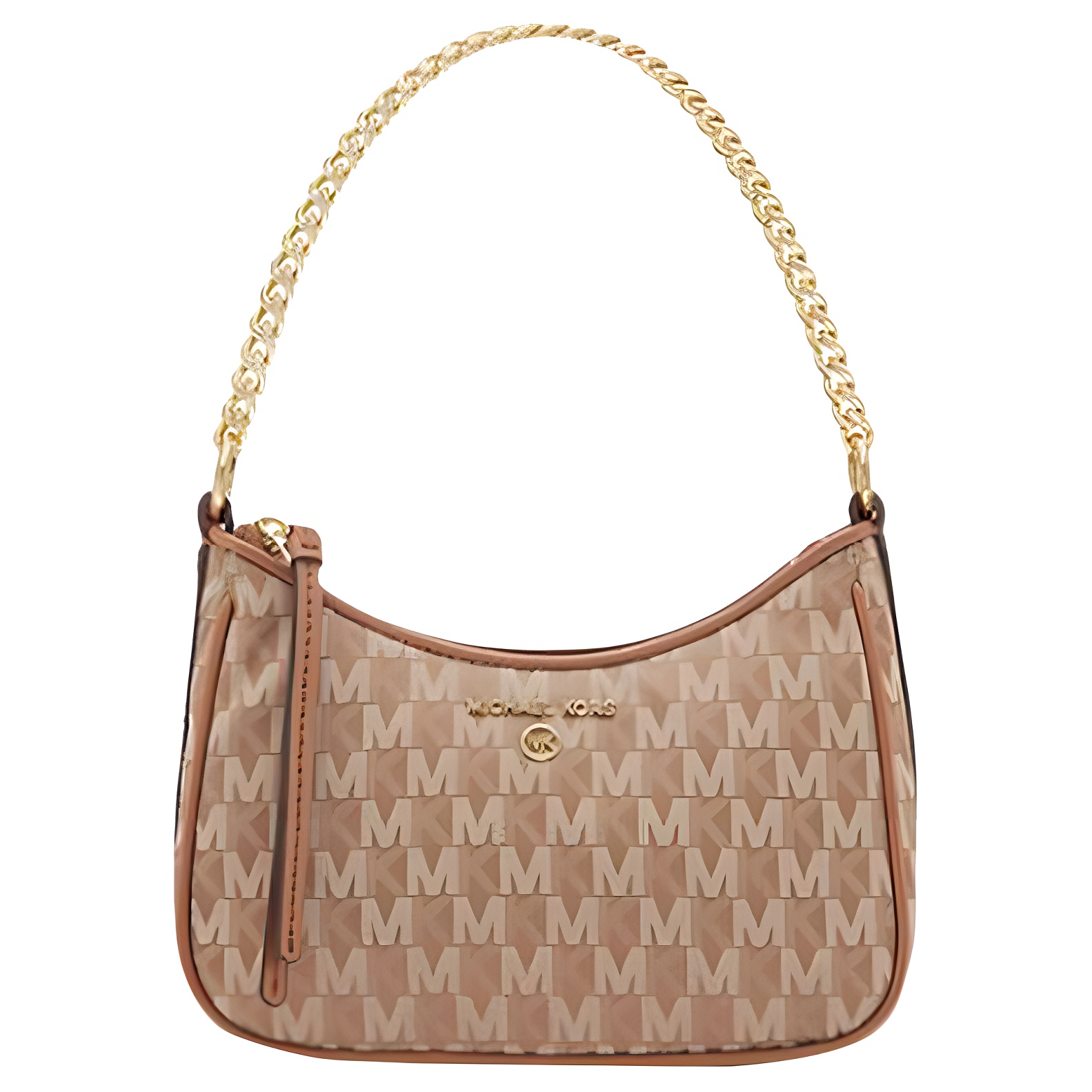 

Сумка через плечо Jet Set Charm из кожи канвас коричневого цвета MICHAEL KORS